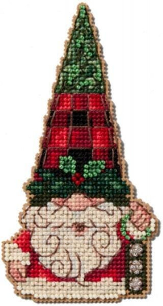 Mill Hill 2024 Jim Shore Beaded Cross Stitch Kit ~ Gnome with Bells ~  JS202416