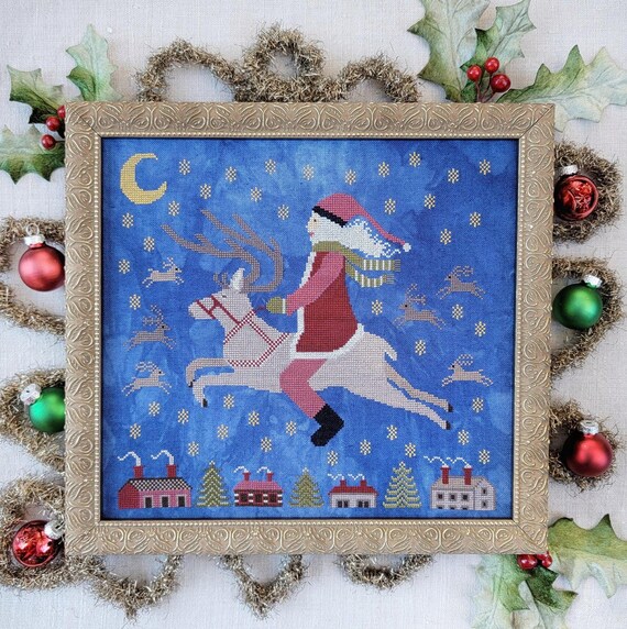 Joy Ride Counted Cross Stitch Pattern by Kathy Barrick