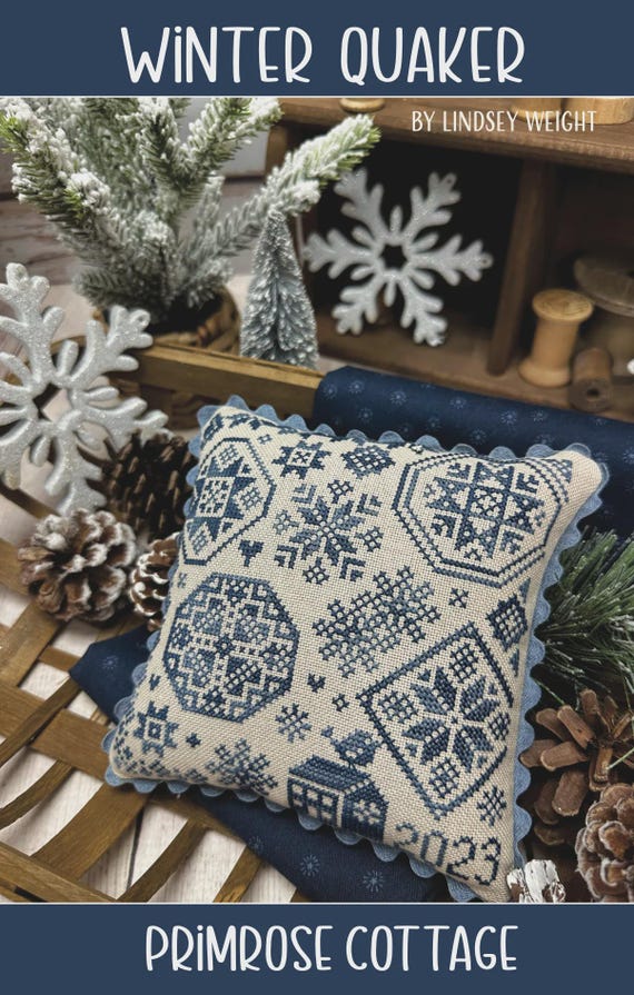 Primrose Cottage Stitches Counted Cross Stitch Chart ~ Winter Quaker