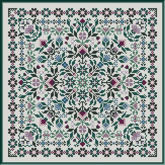 Lullabye The Bouquet Collection Counted Cross Stitch Pattern by CM Designs /  Carolyn Manning Designs
