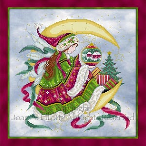 The Little Christmas Fairy Counted Cross Stitch Pattern by Joan Elliott Design