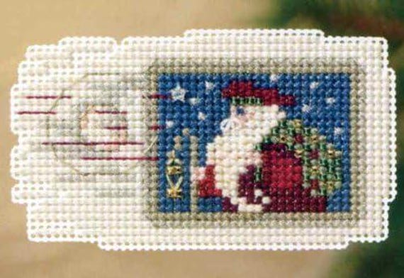 Mill Hill 2011 Winter Holiday Beaded Cross Stitch Kit ~ Holiday Stamp