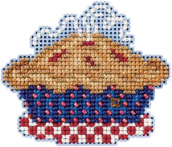 Mill Hill Autumn Harvest Beaded Cross Stitch Kit ~ American Pie ~