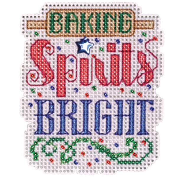 Mill Hill 2023 Winter Holiday Beaded Cross Stitch Kit ~ Baking Spirits Bright