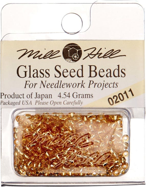 Mill Hill Glass Seed Beads Victorian Gold #02011 ~ 4.54 grams