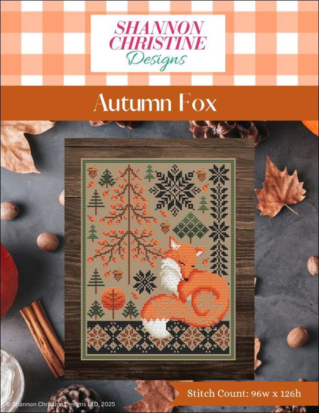 Shannon Christine Designs Counted Cross Stitch Pattern ~ Autumn Fox ...