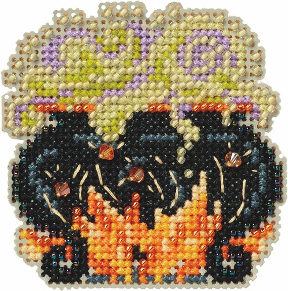 Mill Hill 2024 Autumn Harvest Beaded Cross Stitch Kit ~ Witch's Cauldron ~