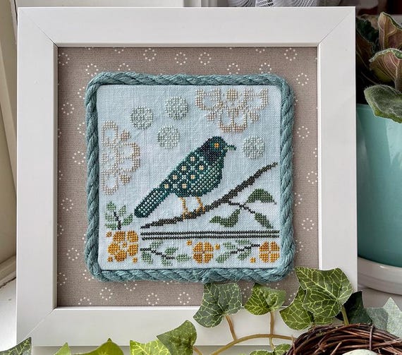 Tranquility - Birds Series Counted Cross Stitch Pattern by Jan Hicks Creates