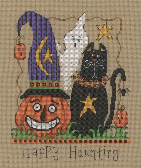 Haunting Counted Cross Stitch Pattern designed by Diane Arthurs