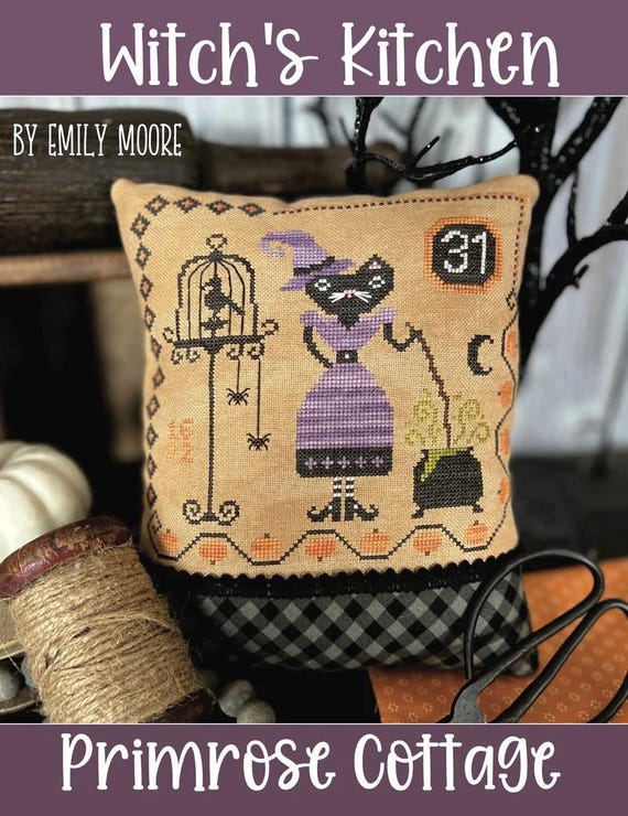 Primrose Cottage Stitches Counted Cross Stitch Chart ~ Witch's Kitchen ~ PCS-093