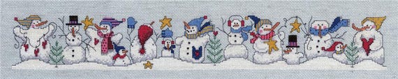Diane Arthurs Imaginating Counted Cross Stitch Chart ~ Snow Friends