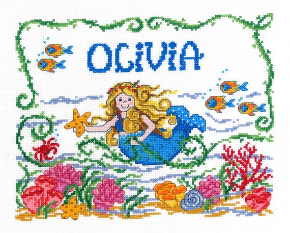 Ursula Michael Imaginating Counted Cross Stitch Chart ~ Once Upon a Mermaid ~