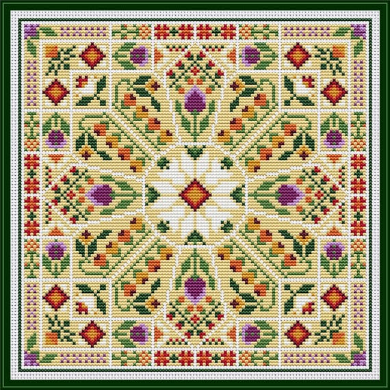 The Summer Window Counted Cross Stitch Pattern by CM Designs /  Carolyn Manning Designs