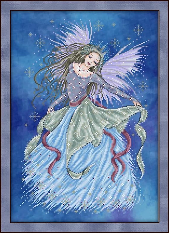 Winter's Grace Counted Cross Stitch Pattern by Joan Elliott Design