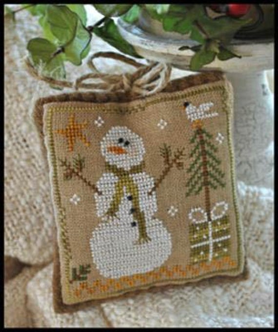 Frosty Flakes Counted Cross Stitch Pattern by Little House Needleworks - Printed pattern ~ All Dolled Up