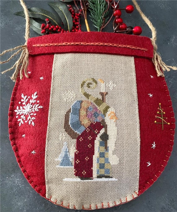 Nordic Santa 2025 - IV Counted Cross Stitch Pattern Leaflet by Twin Peak Primitives