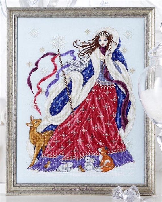 The Snow Queen Counted Cross Stitch Pattern by Joan Elliott Design
