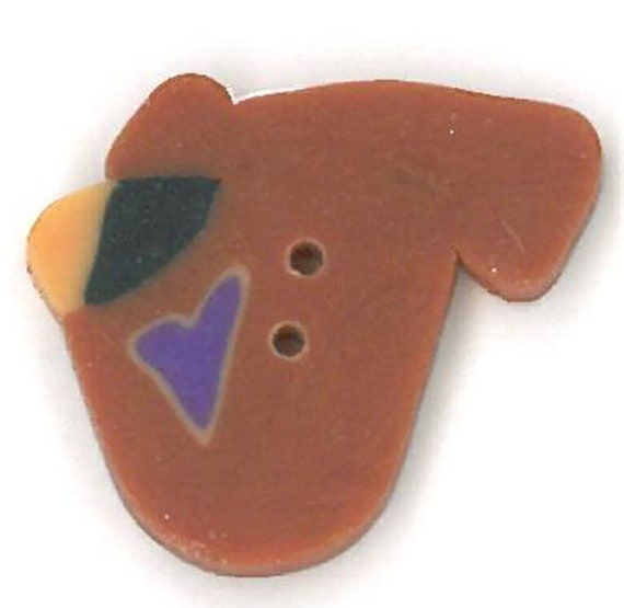 Just Another Button Company Polymer Clay Button ~Judy's Small Cardinal ~ 1212.s