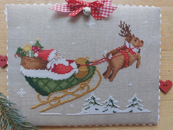 The Night of Christmas Counted Cross Stitch Pattern by Serenita di Campagna - Printed pattern CV181