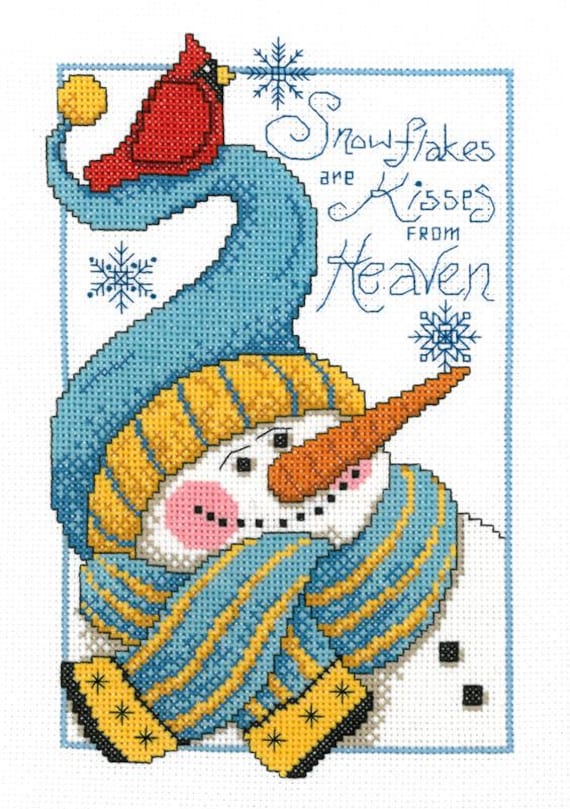 Diane Arthurs Imaginating Counted Cross Stitch Pattern ~ Snowflakes are Kisses