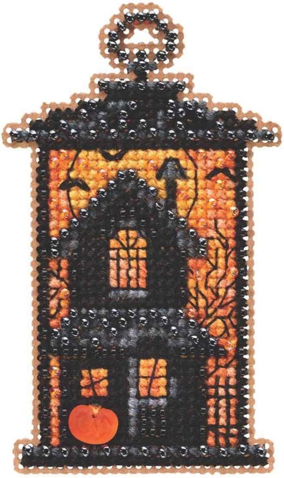Mill Hill 2019 Autumn Harvest Collection Beaded Cross Stitch Kit ~ Moonstruck Manor  ~ MH181923