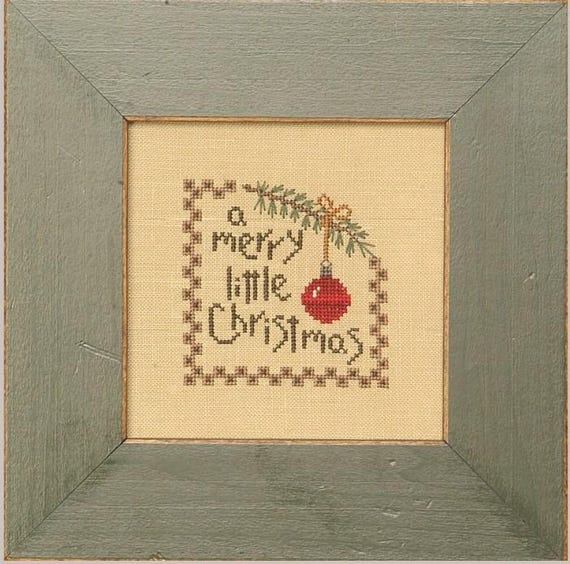 Bent Creek Counted Cross Stitch pattern ~ A Merry Little Christmas ~  printed pattern