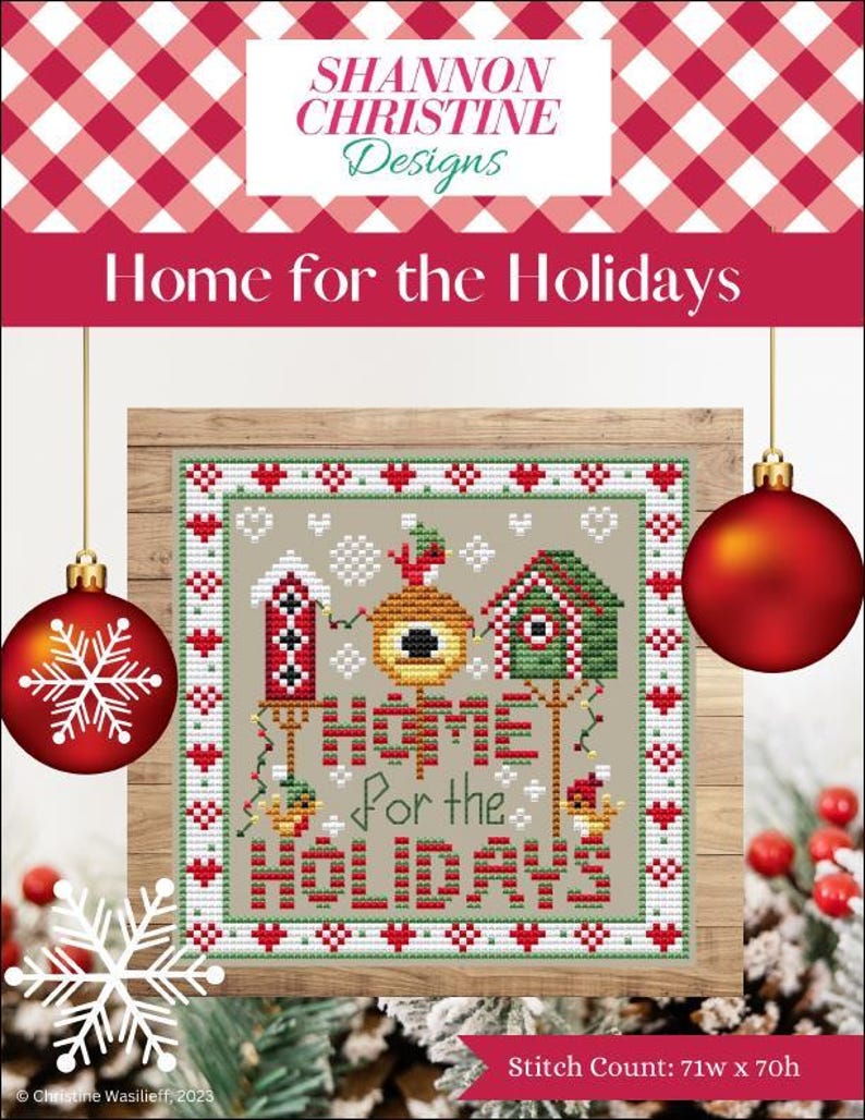 Shannon Christine Designs Counted Cross Stitch Pattern Booklet ~ Home ...