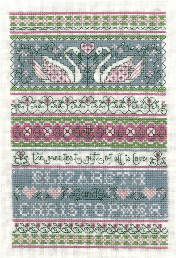 Eternity Sampler Counted Cross Stitch Pattern by Joan A. Elliott Paper Pattern