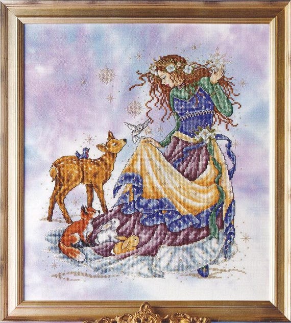 Princess of the Snows Counted Cross Stitch Pattern by Joan Elliott Design