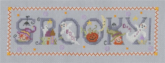 Gail Bussi Imaginating Counted Cross Stitch Pattern Leaflet ~ Spooky! ~ 3463