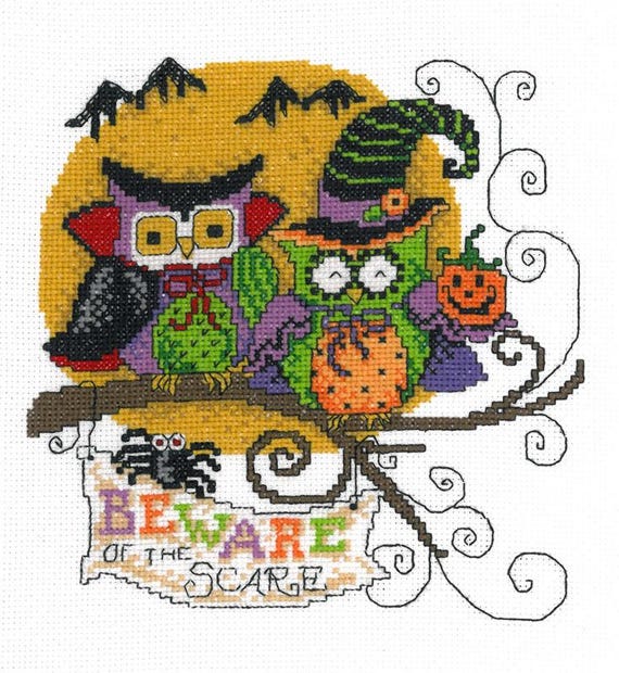 Diane Arthurs Counted Cross Stitch Pattern ~ Beware of the Scare ~ 2843