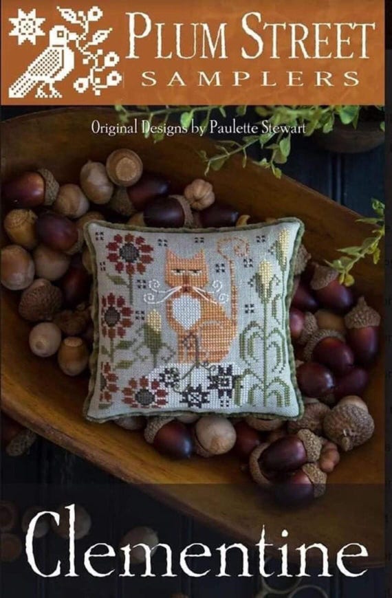 Clementine by Plum Street Samplers Counted Cross Stitch Pattern
