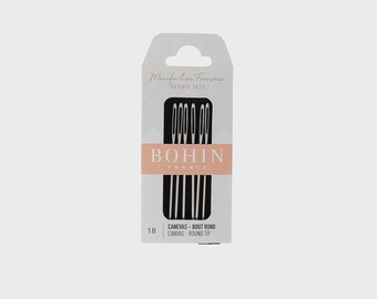 Bohin Canvas Round Tip Needles #18