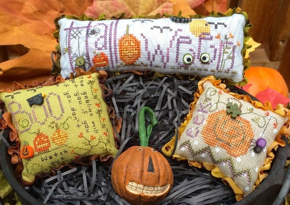 Halloween Trifles Counted Cross Stitch Pattern by Shepherd's Bush - Printed Pattern