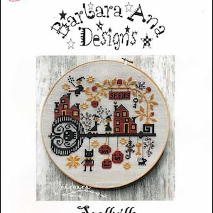 Spellville counted Cross Stitch Pattern by Barbara Ana Designs
