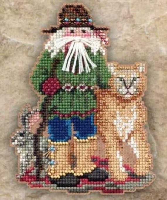 Mill Hill Southwest Santa Beaded Cross Stitch Kit - Canyon Santa