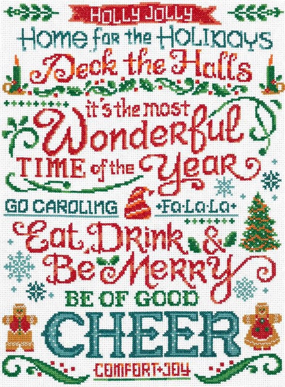 A Wonderful Time Of The Year Counted Cross Stitch Pattern by Ursula Michael