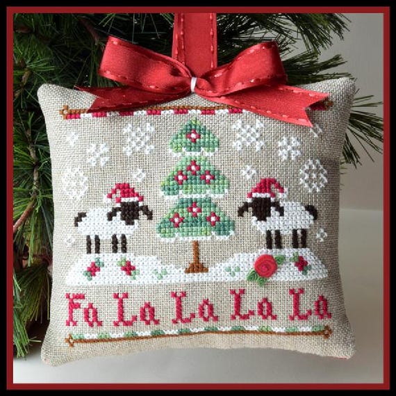 Fa La La Counted Cross Stitch Pattern by Country Cottage Needleworks