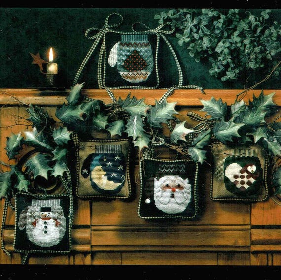 The Cricket Collection Woolen Mittens counted cross stitch pattern by The Cross Eyed Cricket