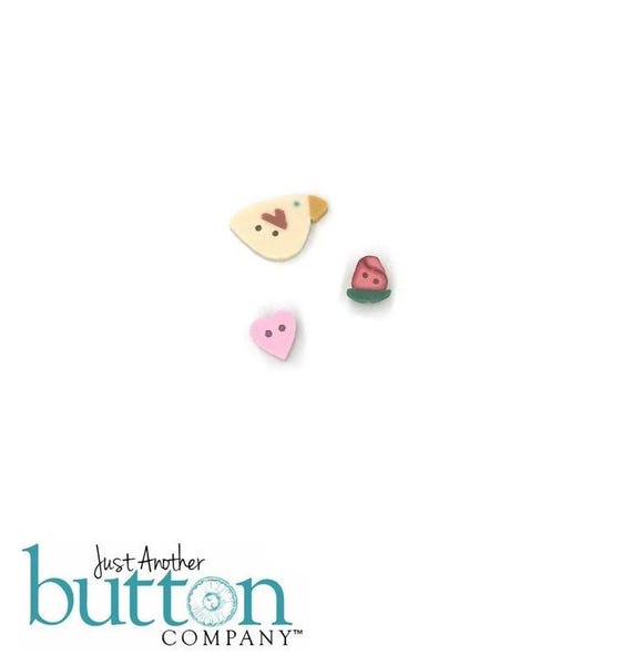 Shepherd's Bush ~ All Chicks Welcome ~  embellishment pack by Just Another Button Company #10752