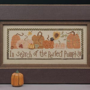 Perfect Pumpkin Counted Cross Stitch Pattern by Heart in Hand - Printed pattern