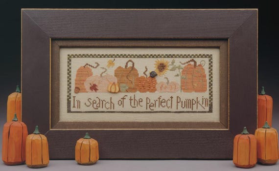 Perfect Pumpkin Counted Cross Stitch Pattern by Heart in Hand - Printed pattern