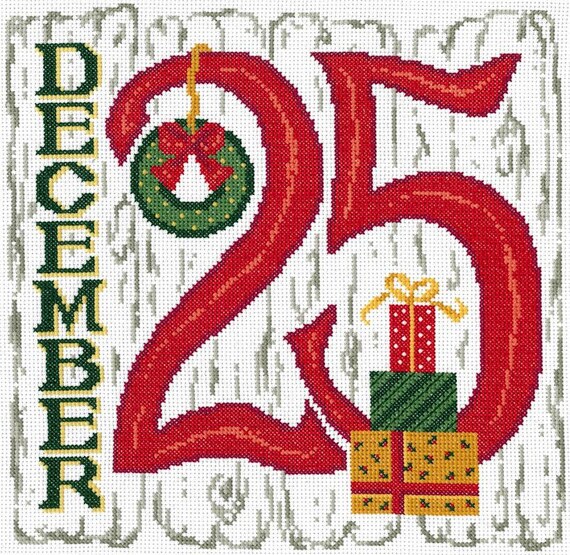 Ursula Michael Imaginating Counted Cross Stitch Leaflet ~ December 25th ~ 3354