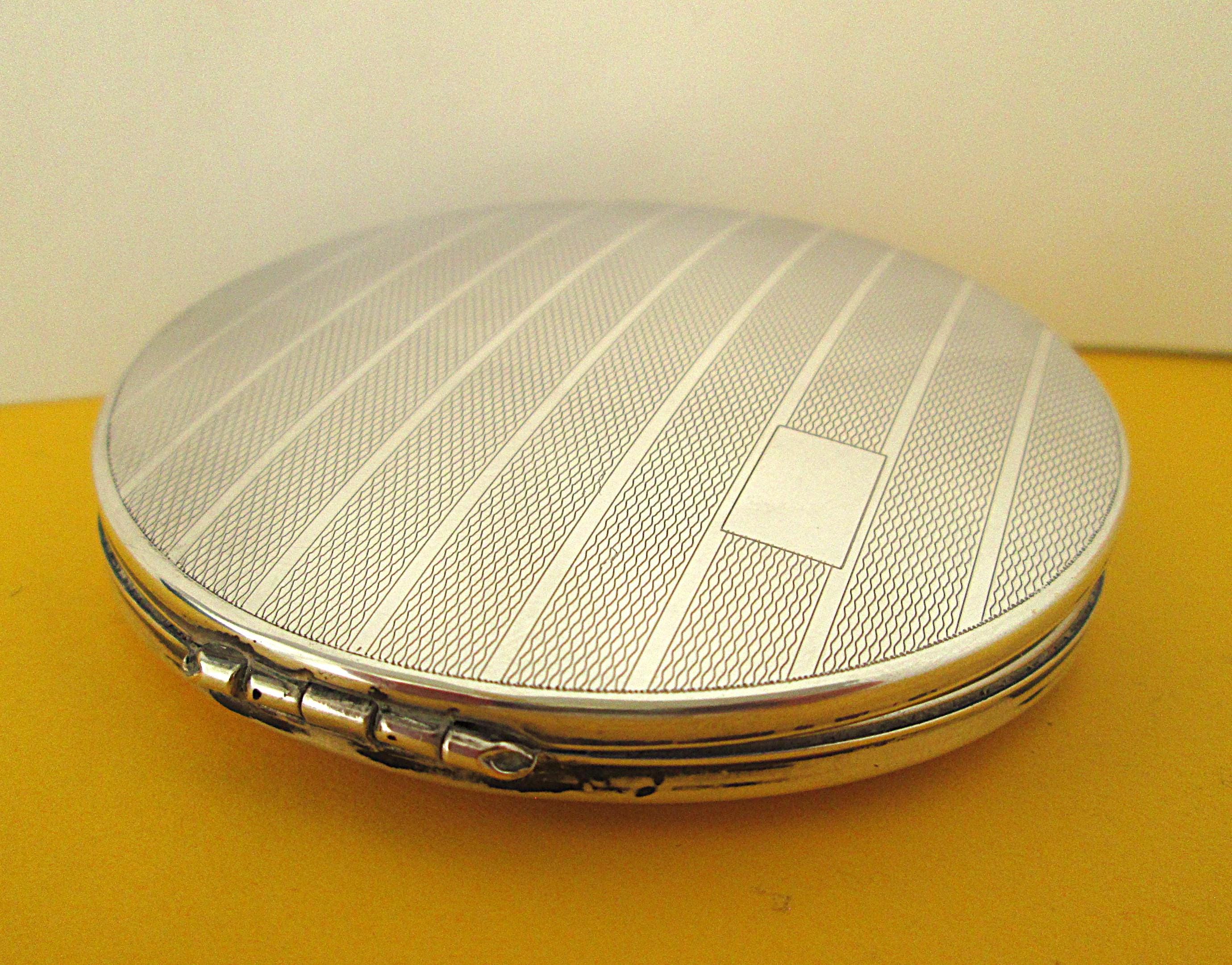 Sterling Silver Powder Compacts - Etsy