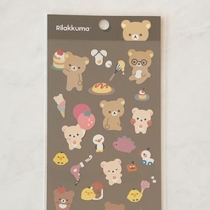 E65 2024 Rilakkuma sticker sheet