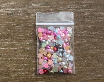 111# Tiny heart embellishments  1tsp