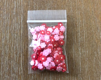 93# Clay Flower Slices Embellishments 5g