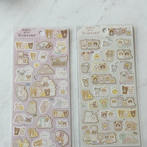 B141-B142 2022 Always with  Rilakkuma Sticker Sheet