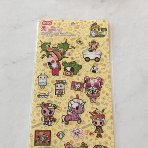 A203 Daiso Tokidoki sticker sheet