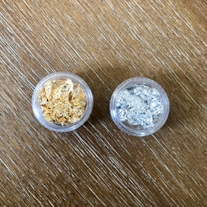 Gold or Silver flake foil sheet